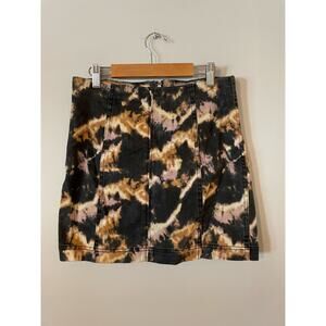 Free People Tie Dye Bleach Mini Skirt 6